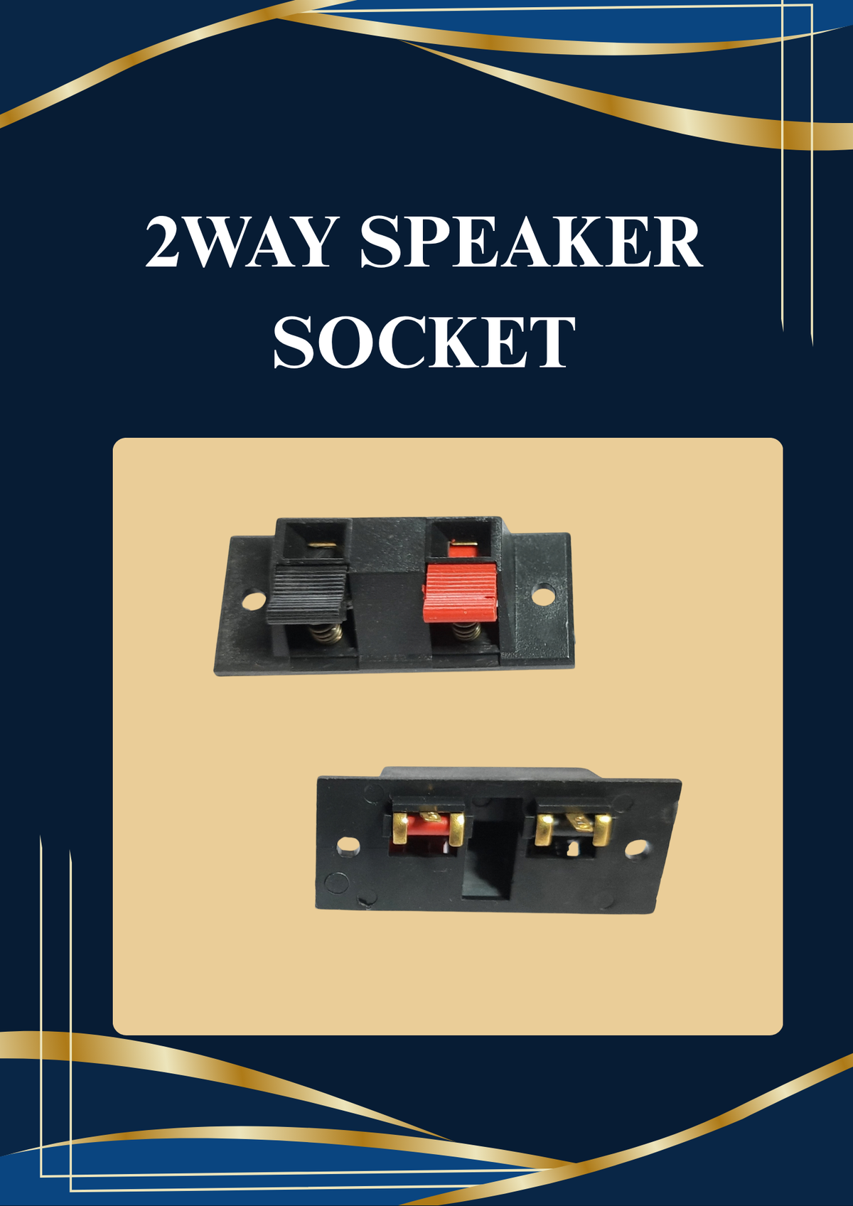 CONEL 2 WAY SPK SOCKET