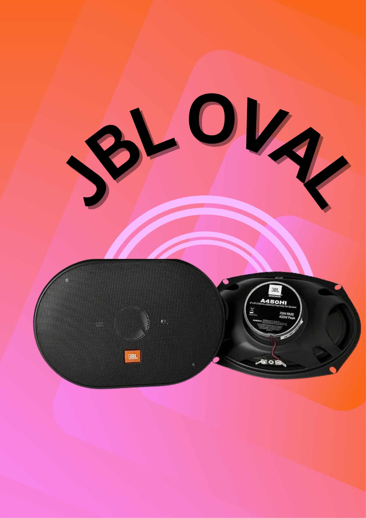 JBL 6*9 OVAL SPEAKER 450W