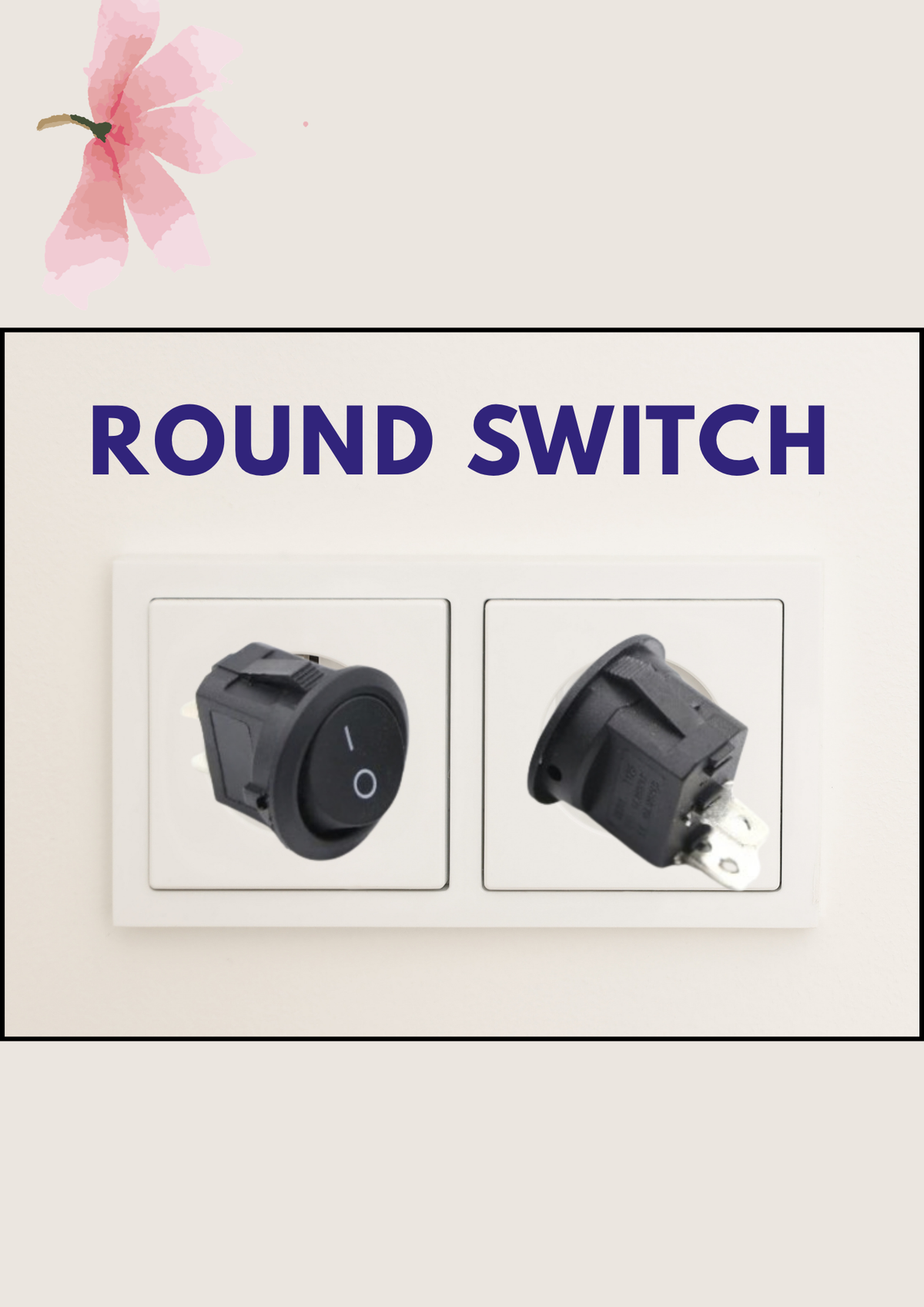 ROUND ON/OFF SWITCH
