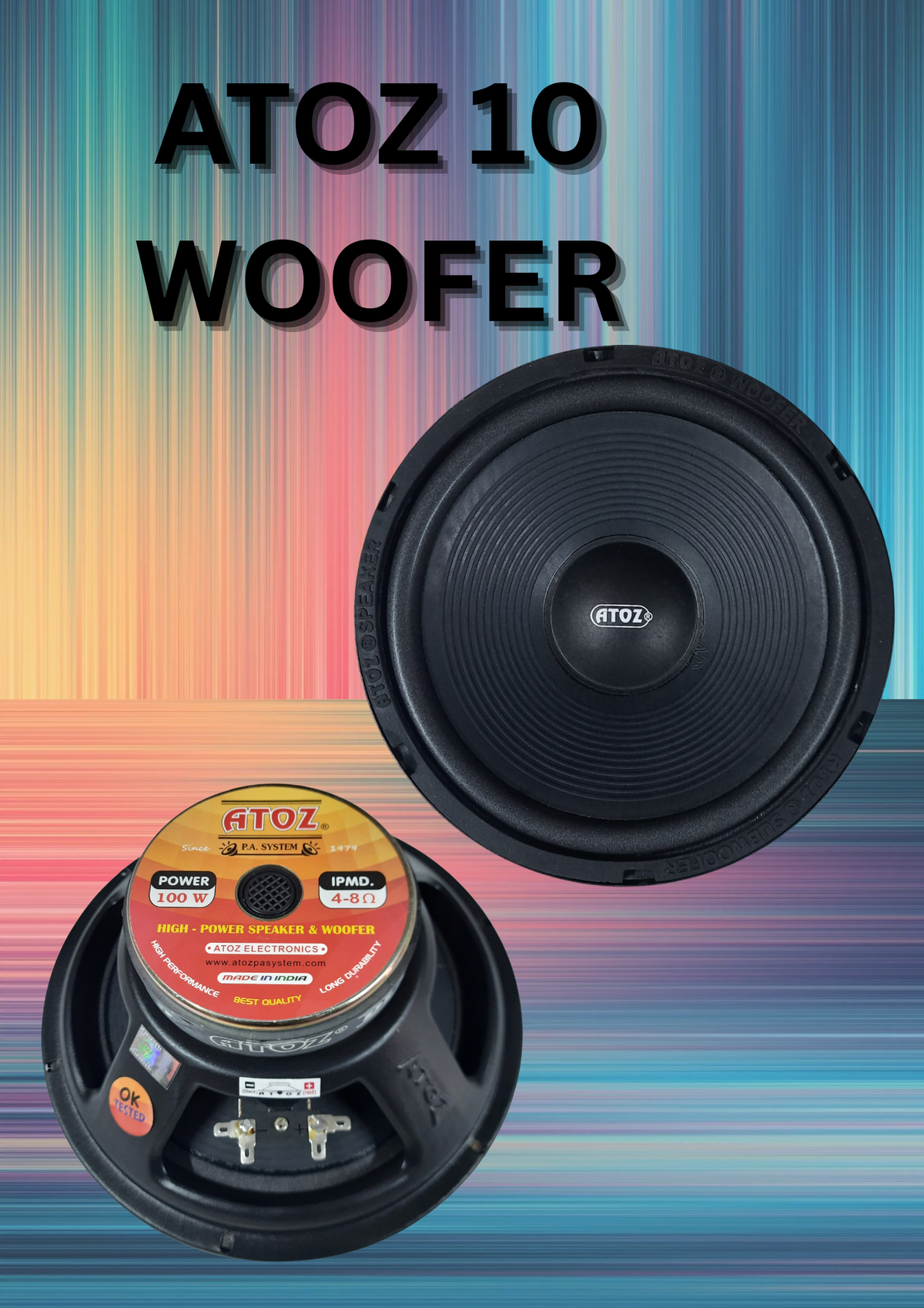 ATOZ 10" WOOFER