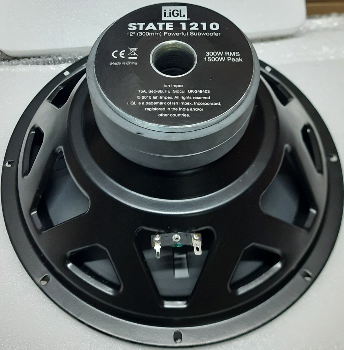 IGL 12" SUB WOOFER