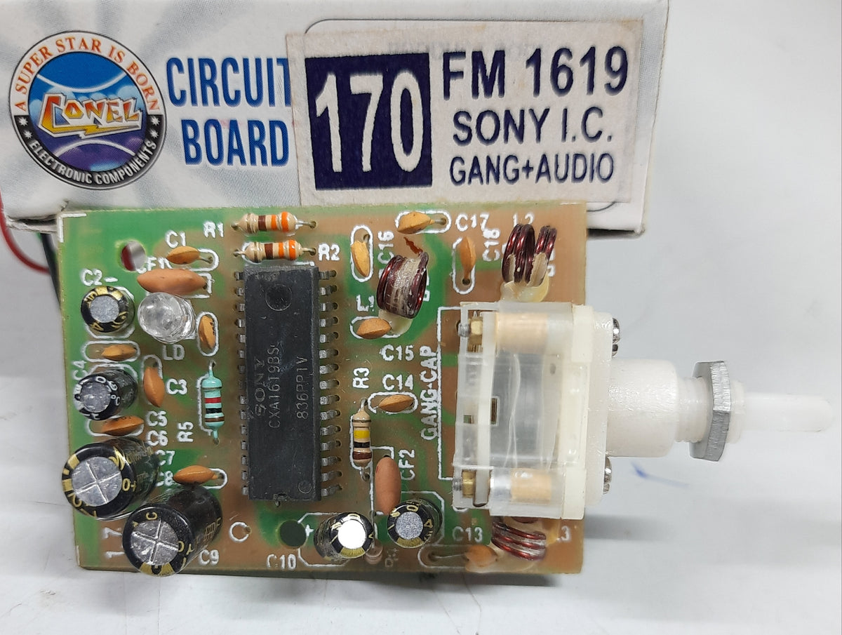 CONEL 170 FM GANG BOARD WITH AUDIO