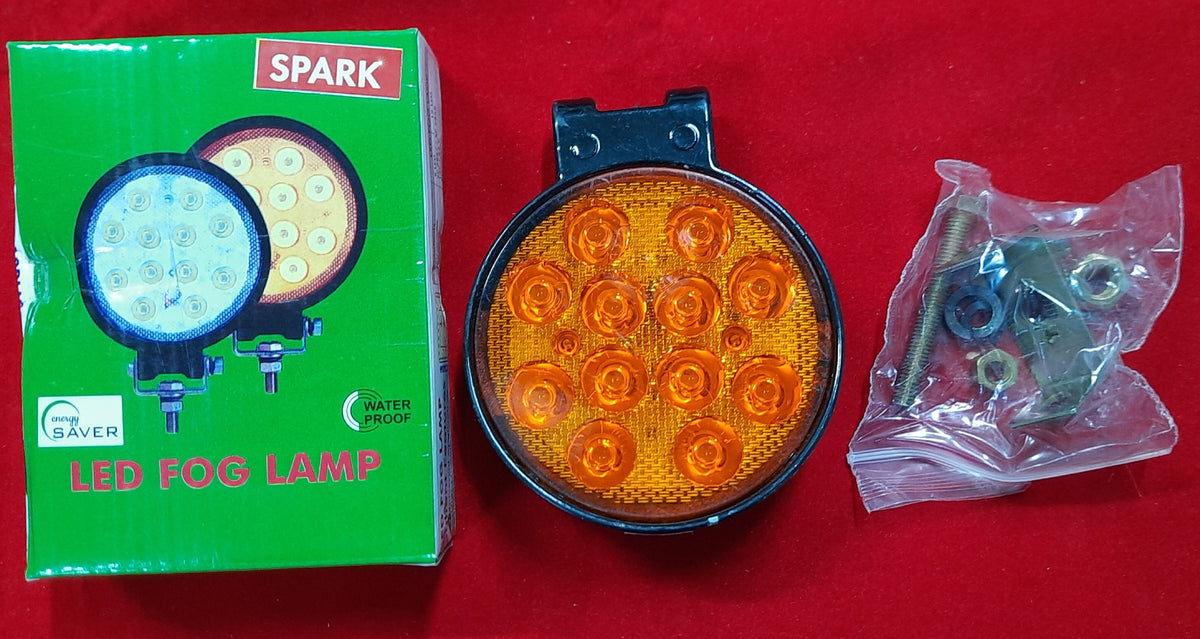 SPARK 12 LED FOG LAMP 12V (YELLOW)