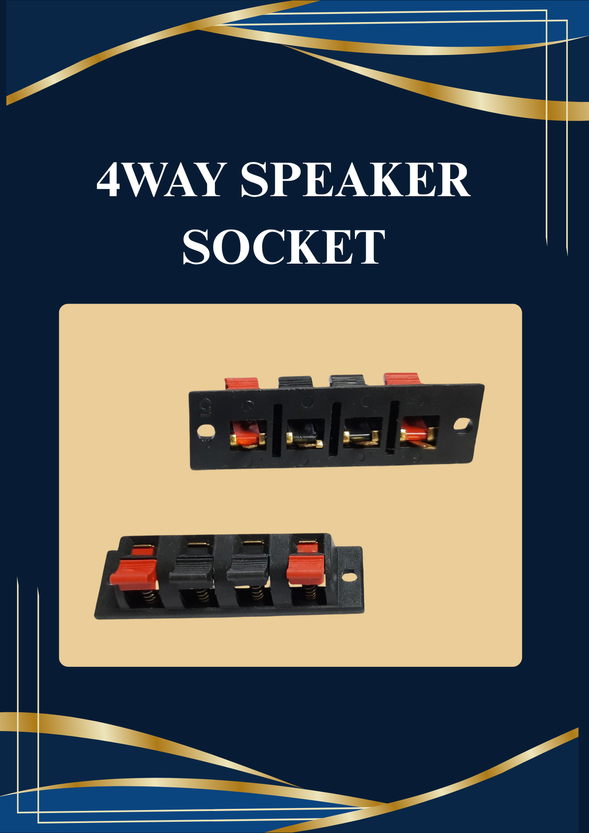 CONEL 4 WAY SPK SOCKET