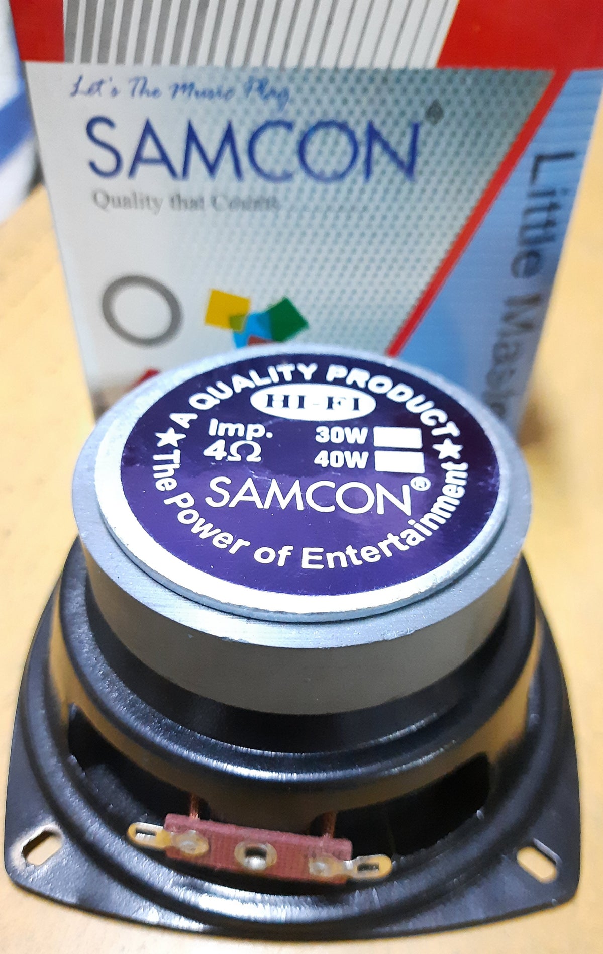 SAMCON 4" WOOFER (72X15)