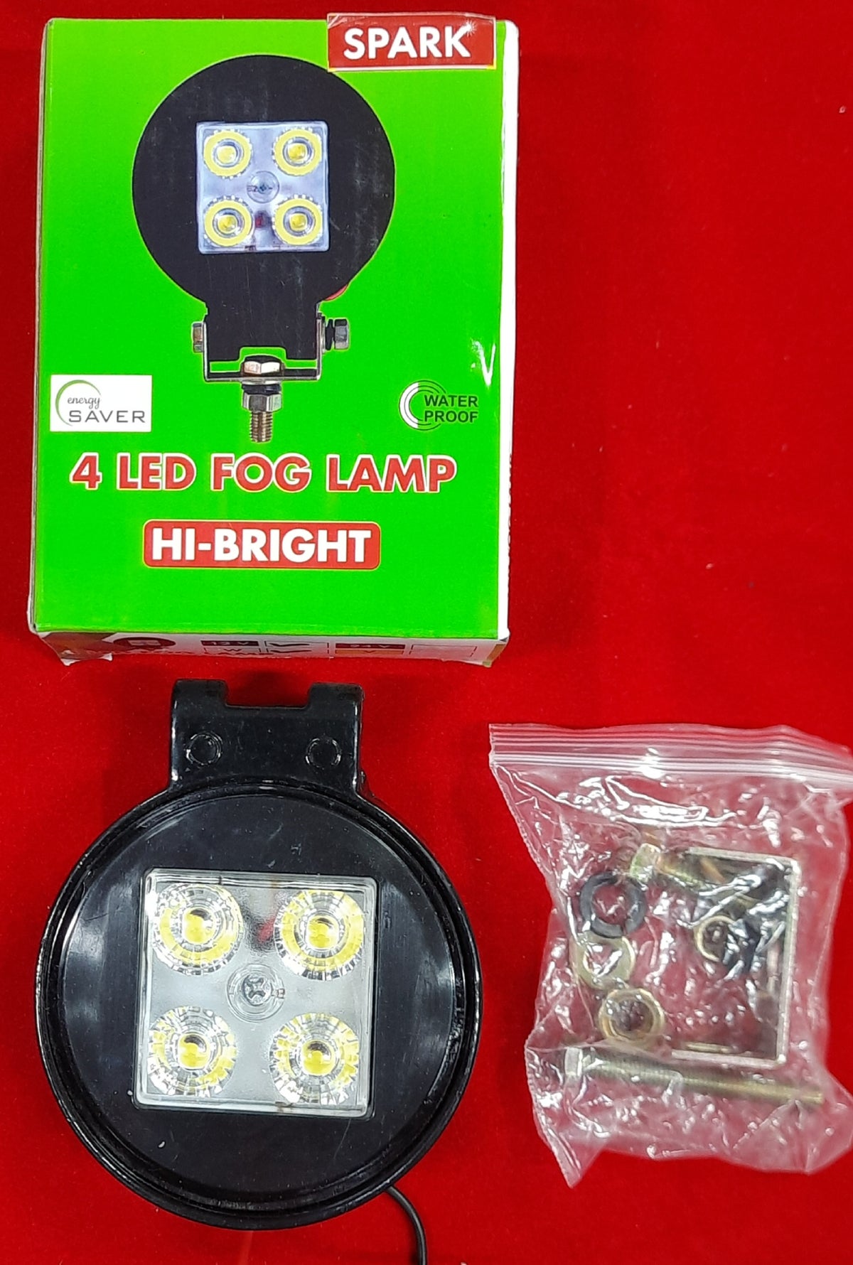 SPARK 4 LED FOG LAMP HI-BRIGHT 12V (WHITE)