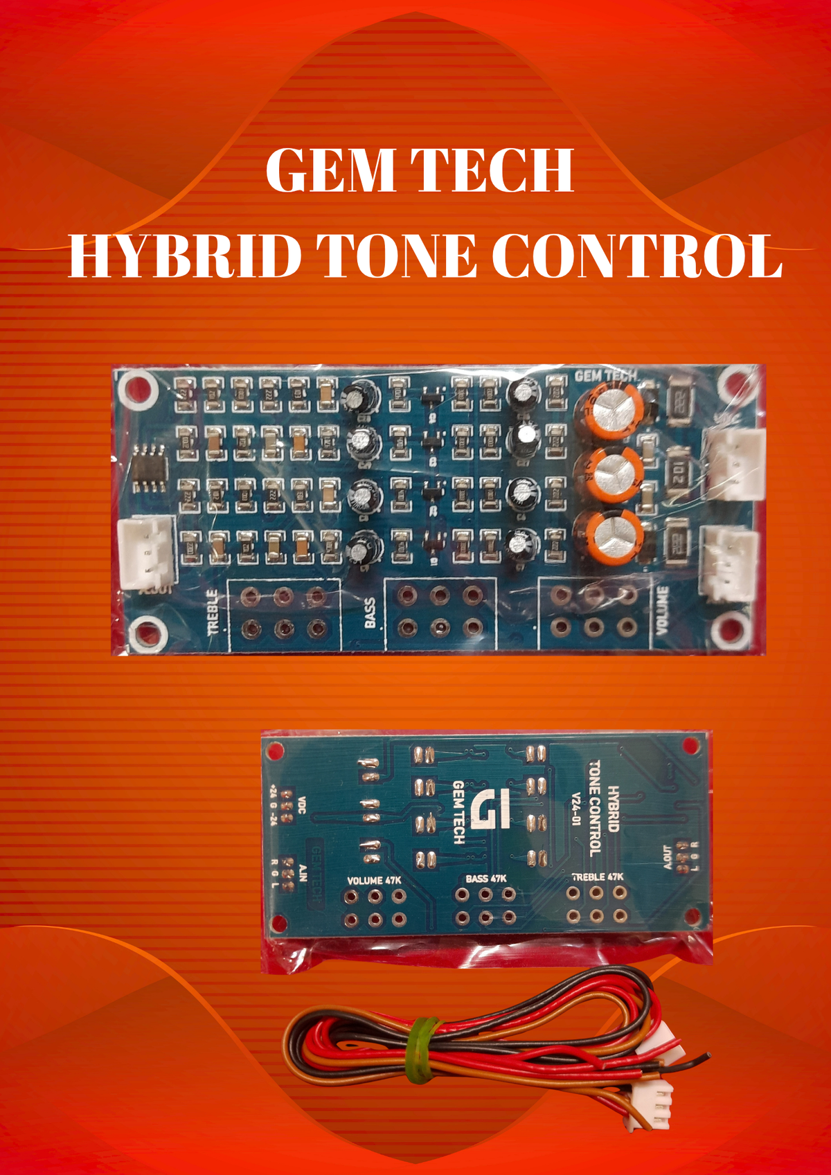 GEMTECH HYBRIDE TONE CONTROL BOARD