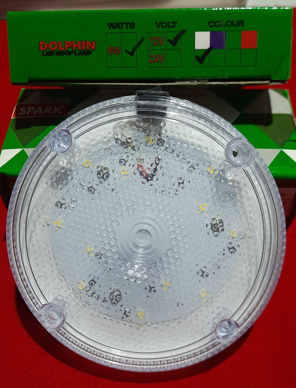 SPARK DOLPHIN ROUND LED ROOF LAMP 6W/12V